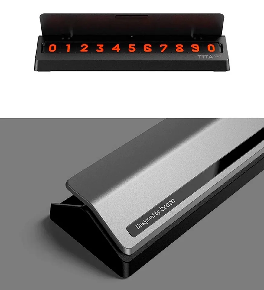 Автовизитка Xiaomi Tita Mini Temporary Parking Card 121*42*22 (3)