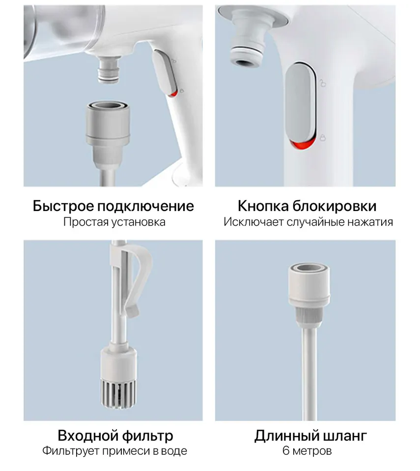 Беспроводная автомойка Xiaomi Mijia Wireless Car Washing Machine (8)