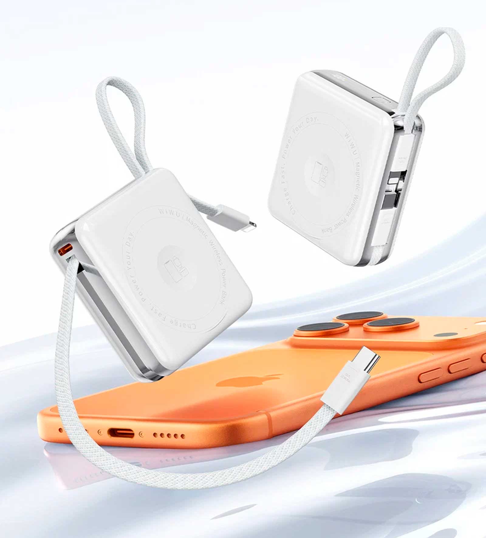 Внешний аккумулятор Wiwu 3 in 1 Mag plus Power Bank XF17 (1)