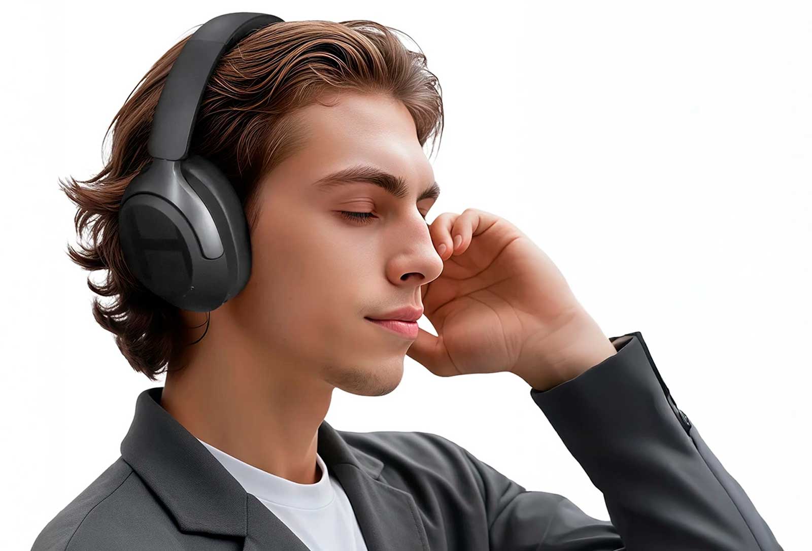 Беспроводные накладные наушники Haylou S40 (10)