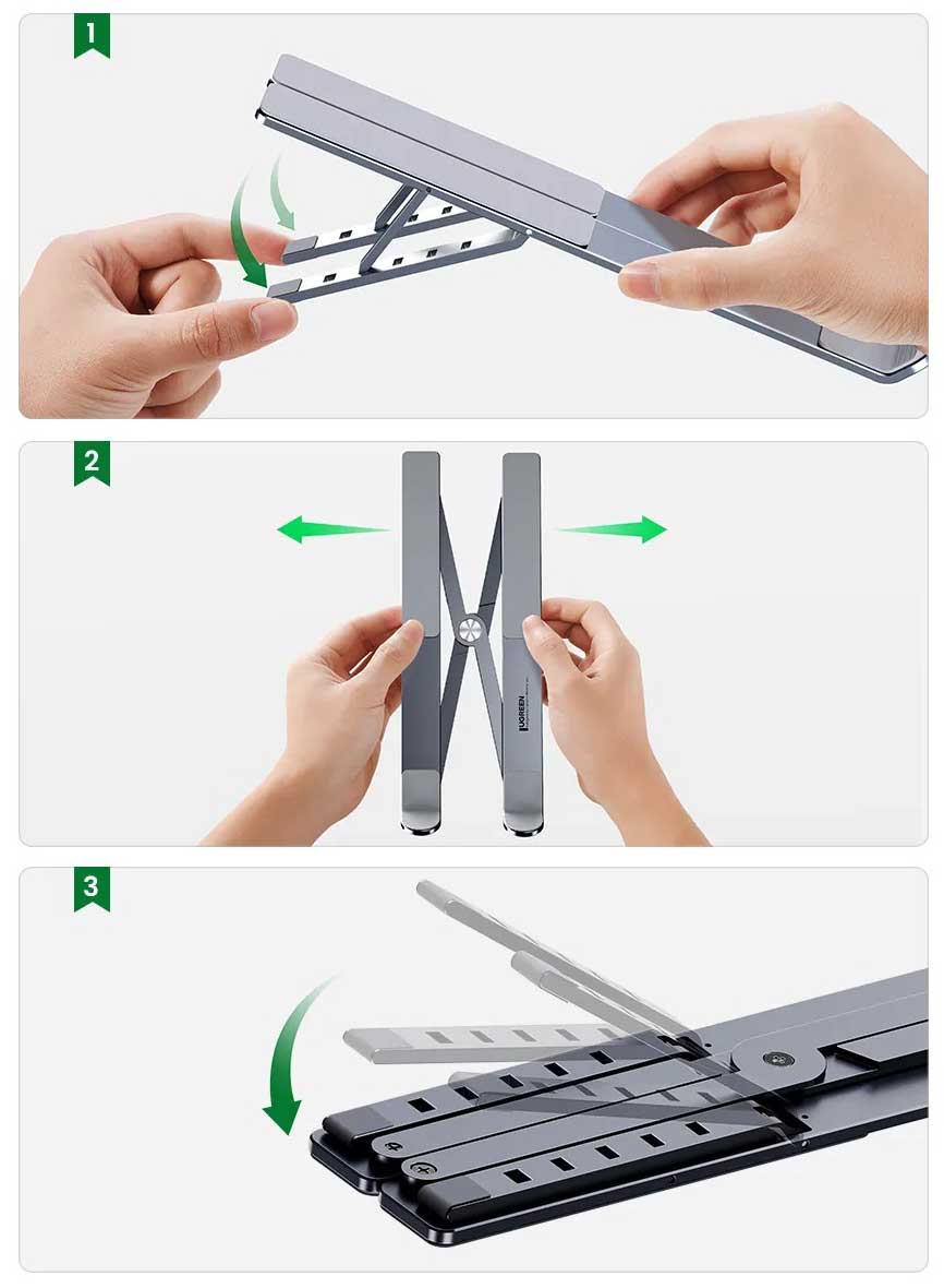 Подставка для ноутбука Ugreen Foldable Laptop Stand (20642) (10)