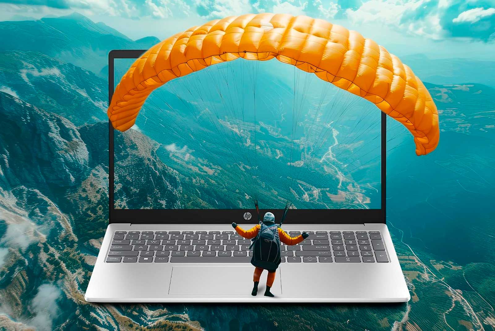 Ноутбук HP 15-fC0002NW 15.6” FHD IPS 60Hz AMD Ryzen 7 5825U / AMD Radeon Graphics (16GB DDR4 + 512GB SSD) Win11 Home, US ENG KB (2)