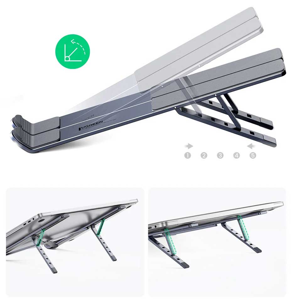 Подставка для ноутбука Ugreen Foldable Laptop Stand (20642) (2)