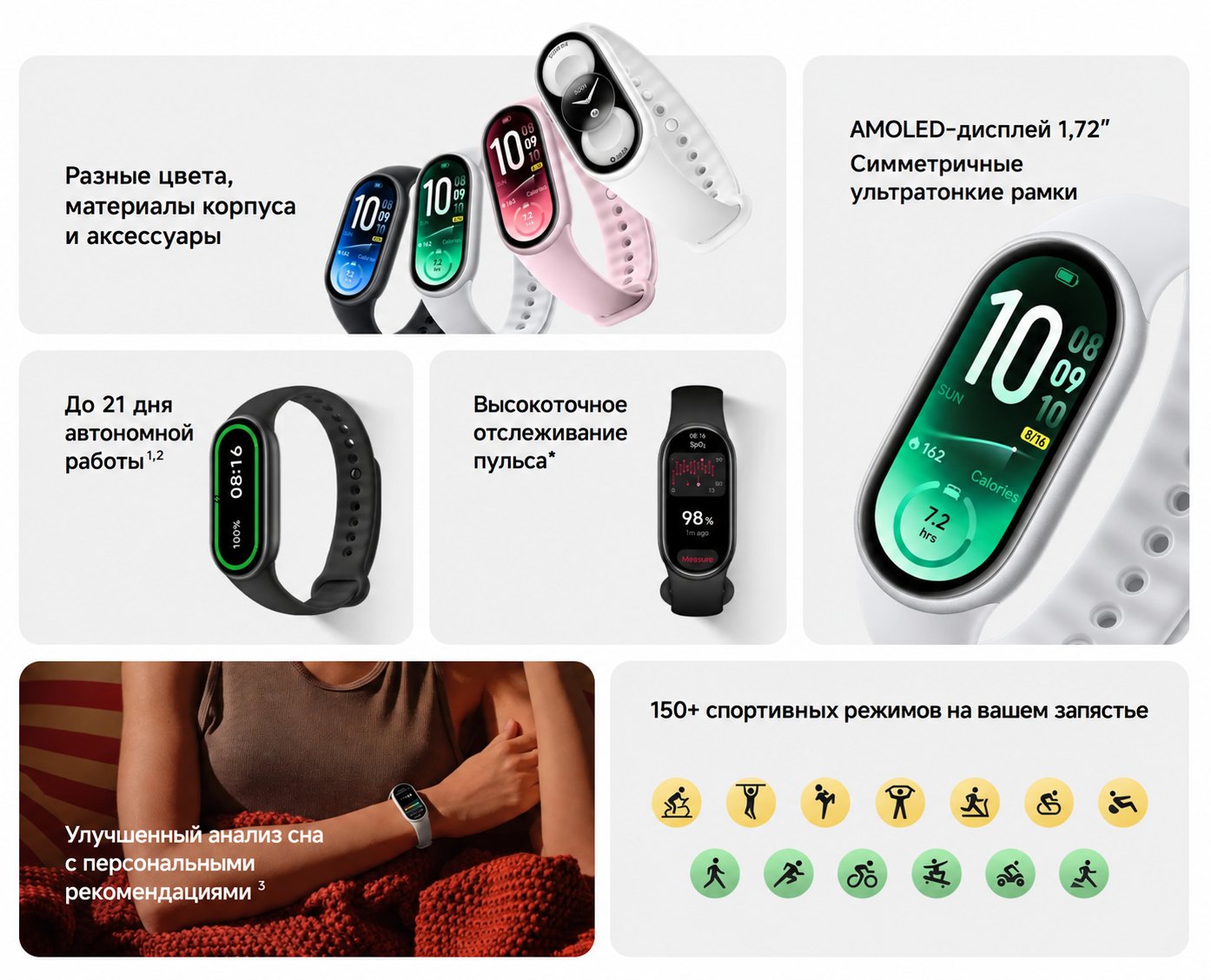 Фитнес браслет Xiaomi Smart Band 11