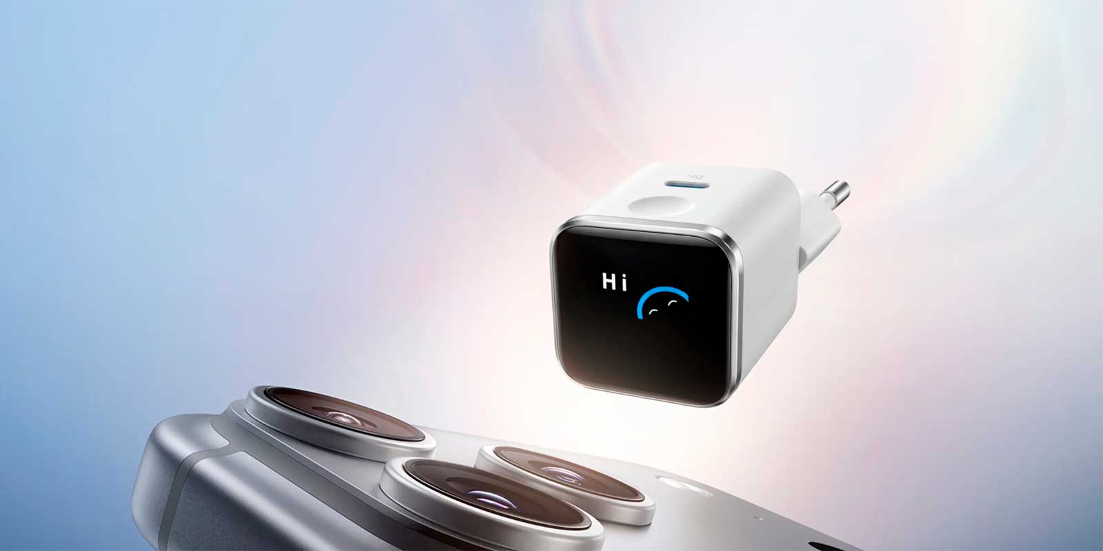Блок питания Anker Nano Charger (45W, Smart Display) (1)