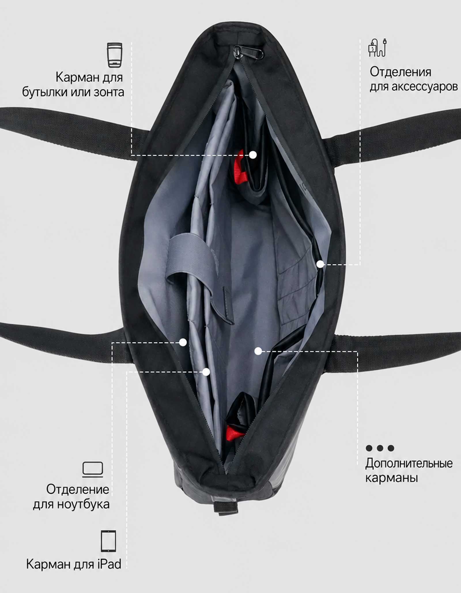 Сумка Wiwu 16'' Warriors Tote (3)