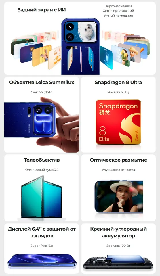 Смартфон Xiaomi 18 Pro (12+256) CN (2)