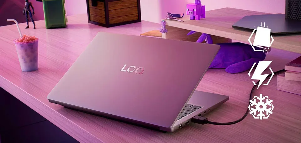 Ноутбук Lenovo LOQ Essential 15ARP11 15.6” FHD IPS 144Hz AMD Ryzen 7 170 / NVIDIA GeForce RTX 5050 8GB (16GB + 512GB SSD) Win11 Home, ENG White Backlit KB (5)