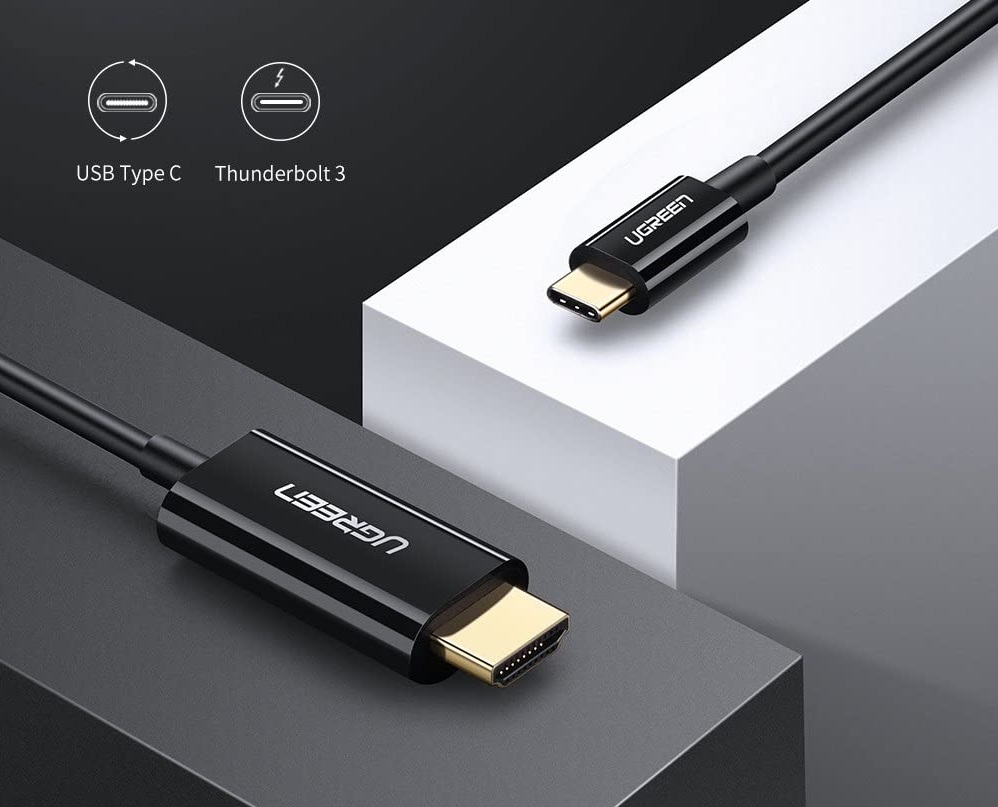 Кабель Ugreen USB Type-C to HDMI Cable 4K@60Hz 1,5m (1)