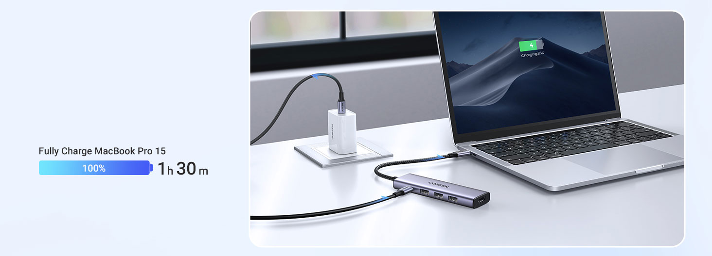 Универсальный адаптер UGreen Dock Adapter (CM511/15597) (4)