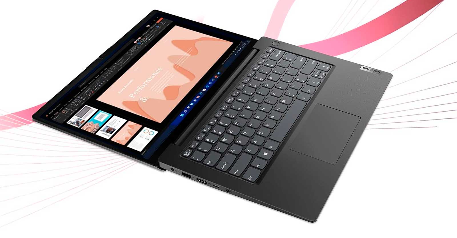Ноутбук Lenovo V14 G4 IRU 2026 14” FHD Intel Core i7-13620H / Intel Graphics (8GB DDR4 + 256GB SSD) Win11 Home, ENG KB, Business Black (4)