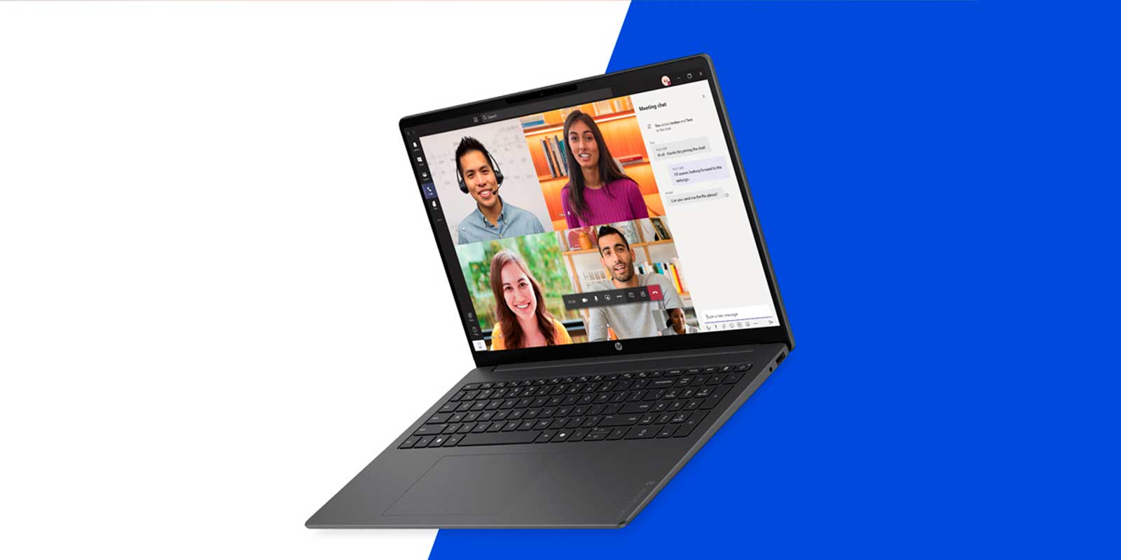 Ноутбук HP OmniBook 3 16" 2K Intel Core 5 120U,IPS  Graphics (16GB + 512GB SSD) Win 11, Blue (5)