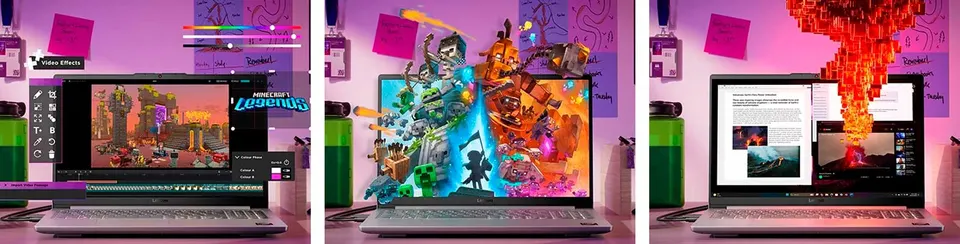 Ноутбук Lenovo LOQ Essential 15ARP11 15.6” FHD IPS 144Hz AMD Ryzen 7 170 / NVIDIA GeForce RTX 5050 8GB (16GB + 512GB SSD) Win11 Home, ENG White Backlit KB (3)