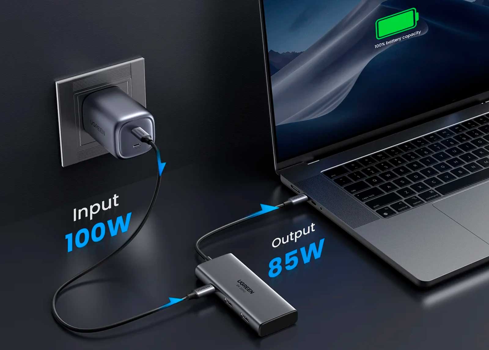 Универсальный адаптер UGreen Dock Adapter (CM498/15852) (5)