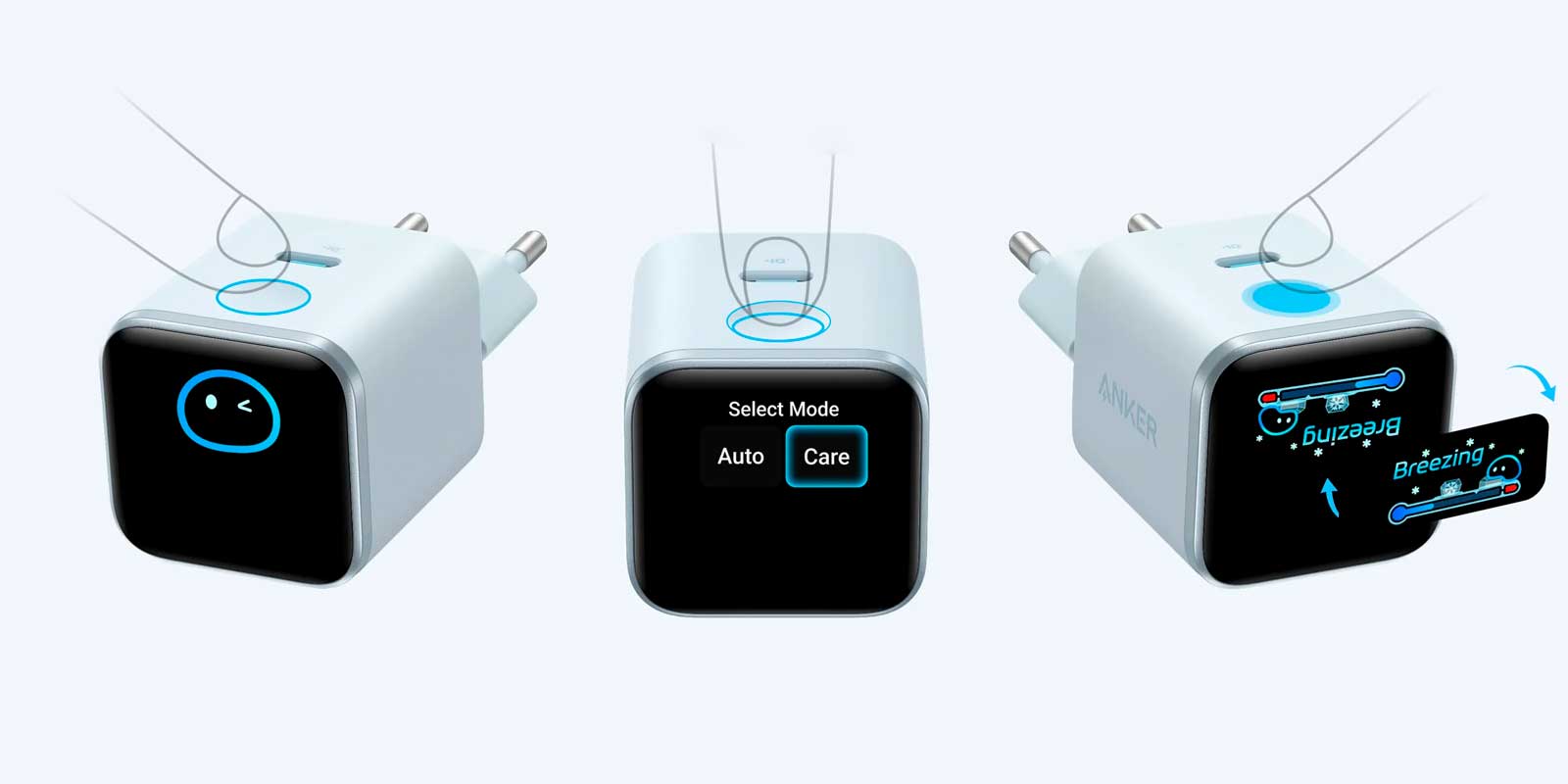 Блок питания Anker Nano Charger (45W, Smart Display) (6)