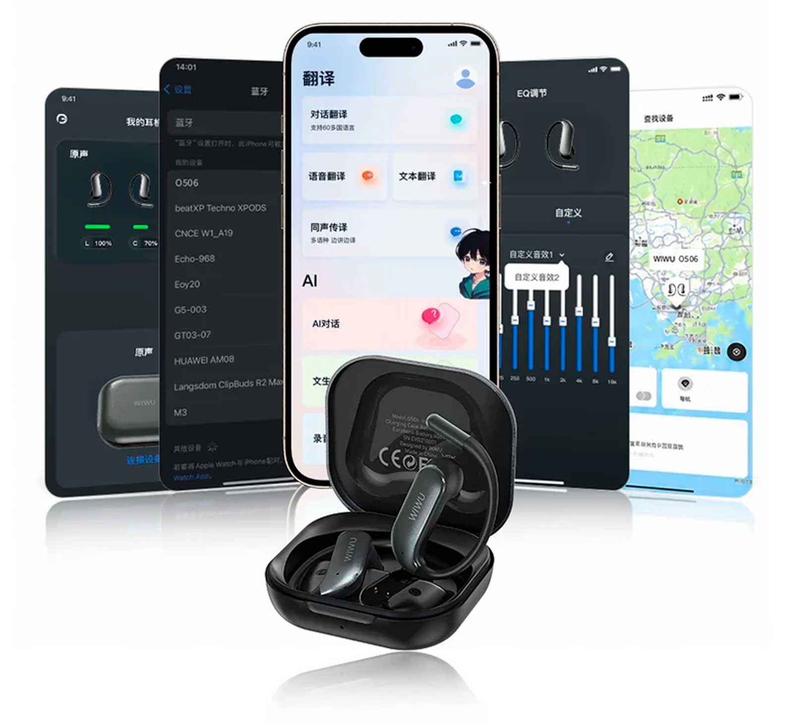 Беспроводные наушники Wiwu Openbuds Wearable Stereo O506 (4)