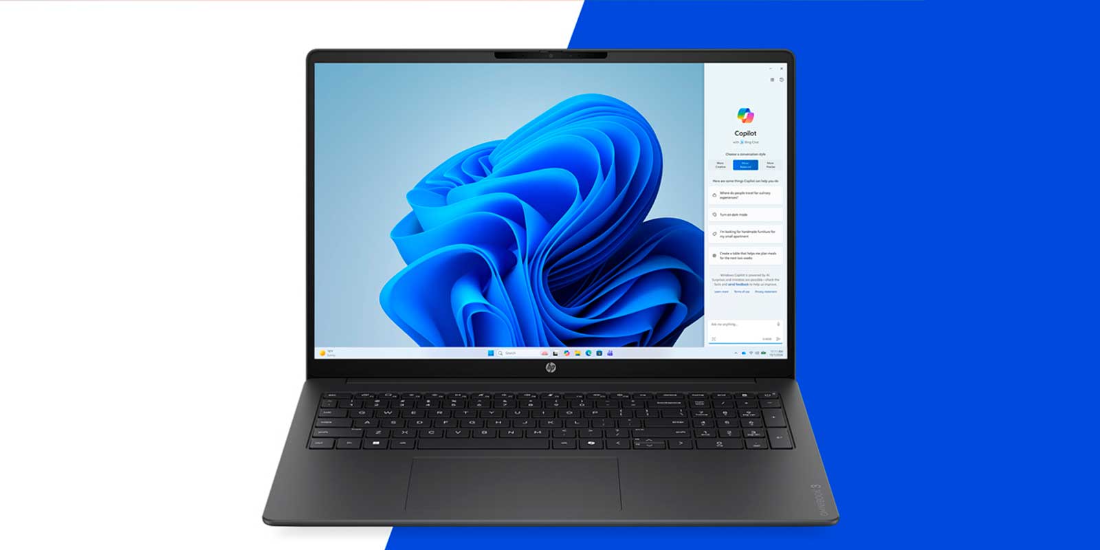 Ноутбук HP OmniBook 3 16" 2K Intel Core 5 120U,IPS  Graphics (16GB + 512GB SSD) Win 11, Blue (4)